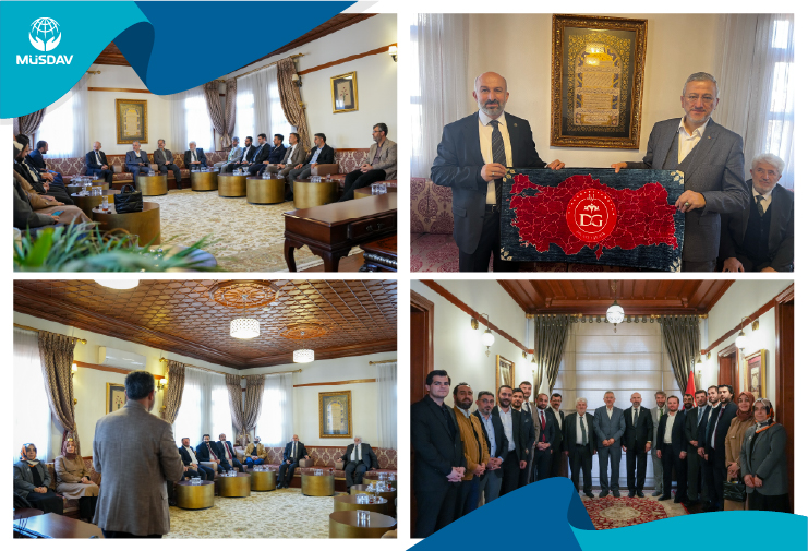 GENÇLİK HİZMETLERİ DAİRE BAŞKANLIĞI HEYETİ VAKFIMIZI ZİYARET ETTİ