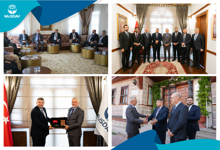 BULGARİSTAN MÜSLÜMANLAR DİYANETİ VE HEYETİ VAKFIMIZI ZİYARET ETTİ