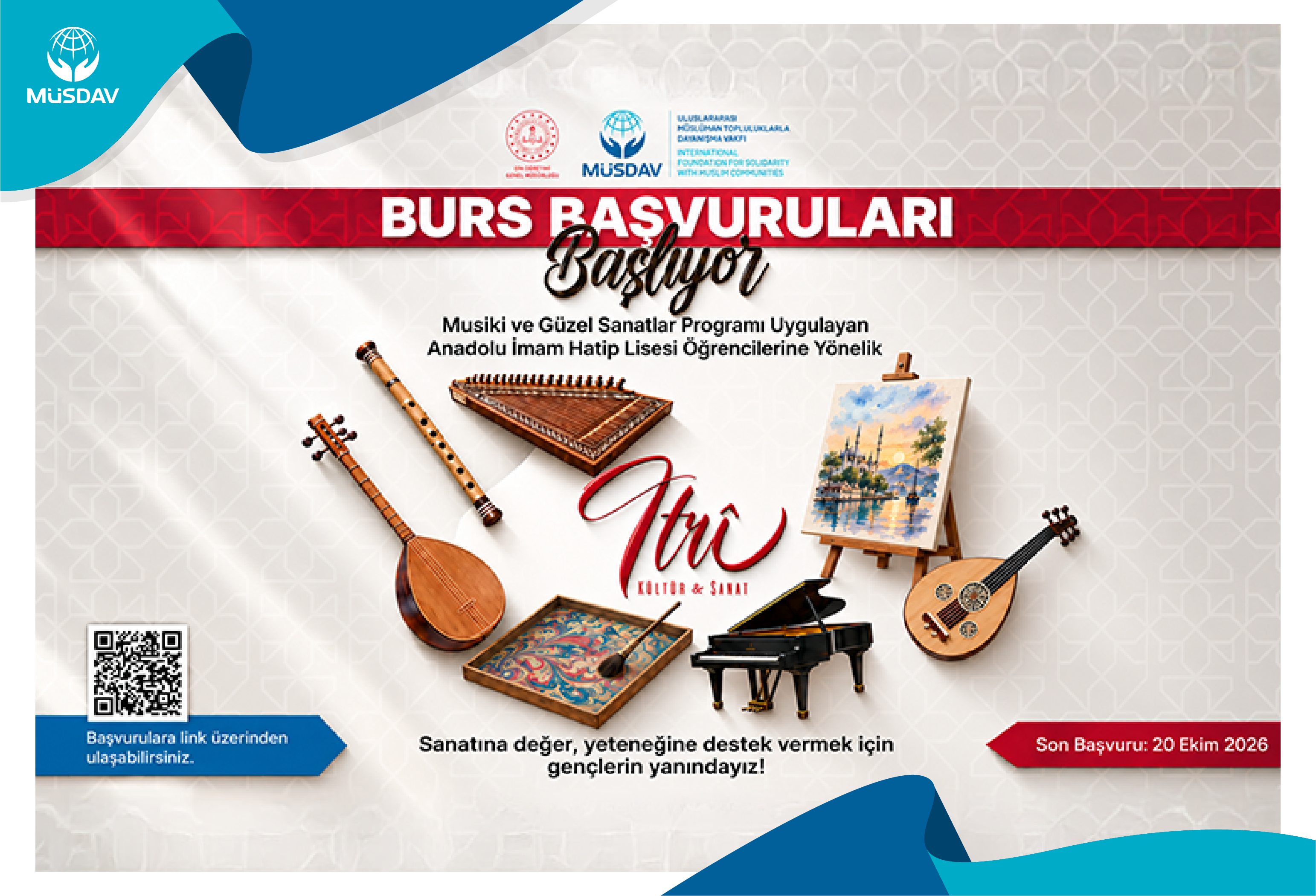 MÜSDAV Itrî Kültür&Sanat  Burs Başvuruları Başladı