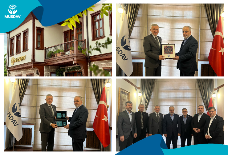 TÜRKİYE DİYANET VAKFI HEYETİ VAKFIMIZI ZİYARET ETTİ.