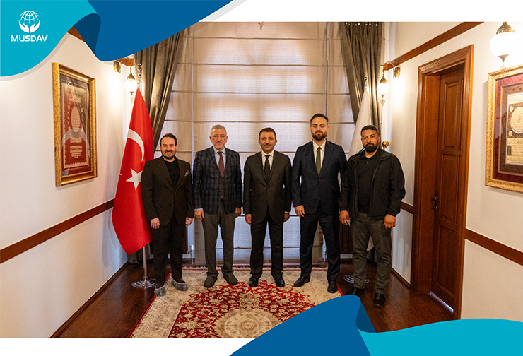 Fransa DİTİB Başkanı Dr. Bayram DEMİRTAŞ ve Heyetinden MÜSDAV’a Ziyaret